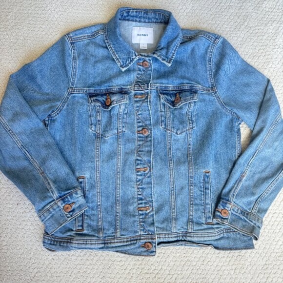 Red Sequin Rock and Roll Rolling Stones Tongue with Black Spikes Jean Jacket - Picture 4 of 4